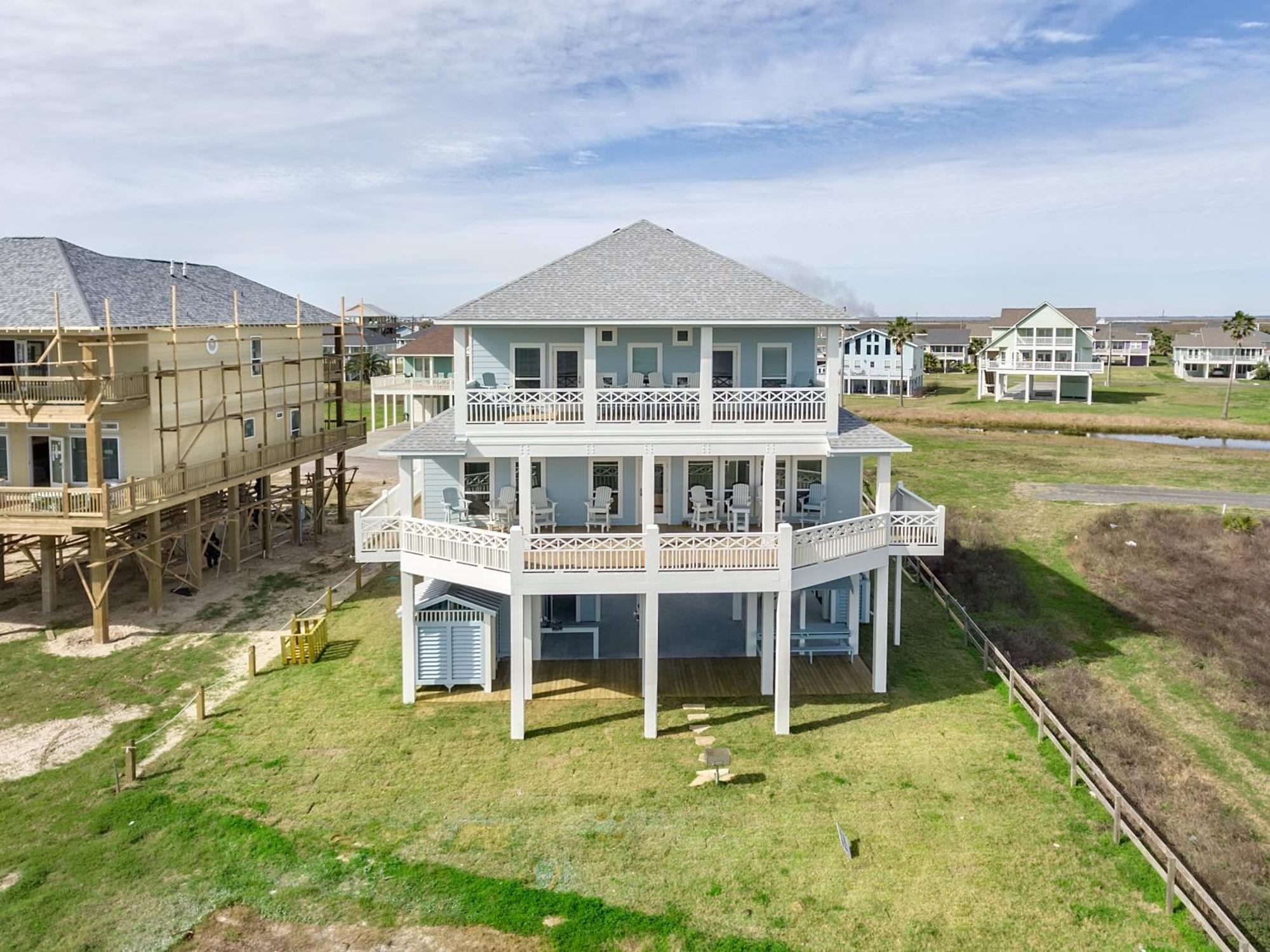 Sea It All Beachfront 4Br! Panoramic Views, Bar & Large Decks Villa Crystal Beach Esterno foto